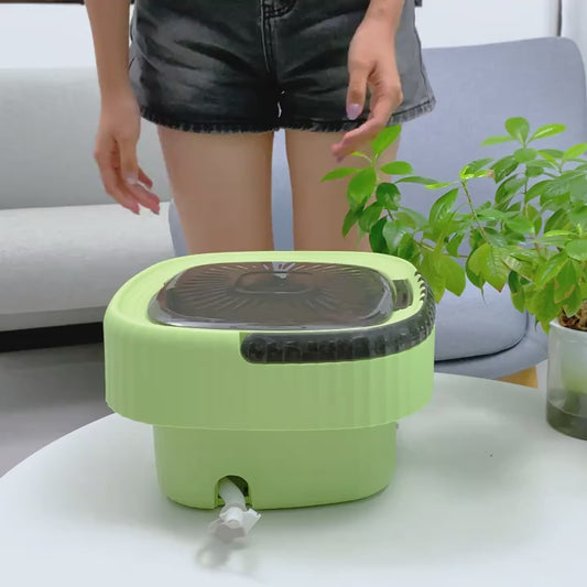 Portable Foldable Washing Machine – Compact Washer & Mini Dryer Combo for Home, Travel & Dorms